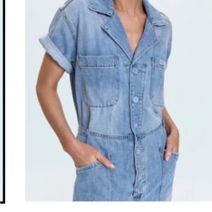 Pistola Light Blue Denim Jumpsuit